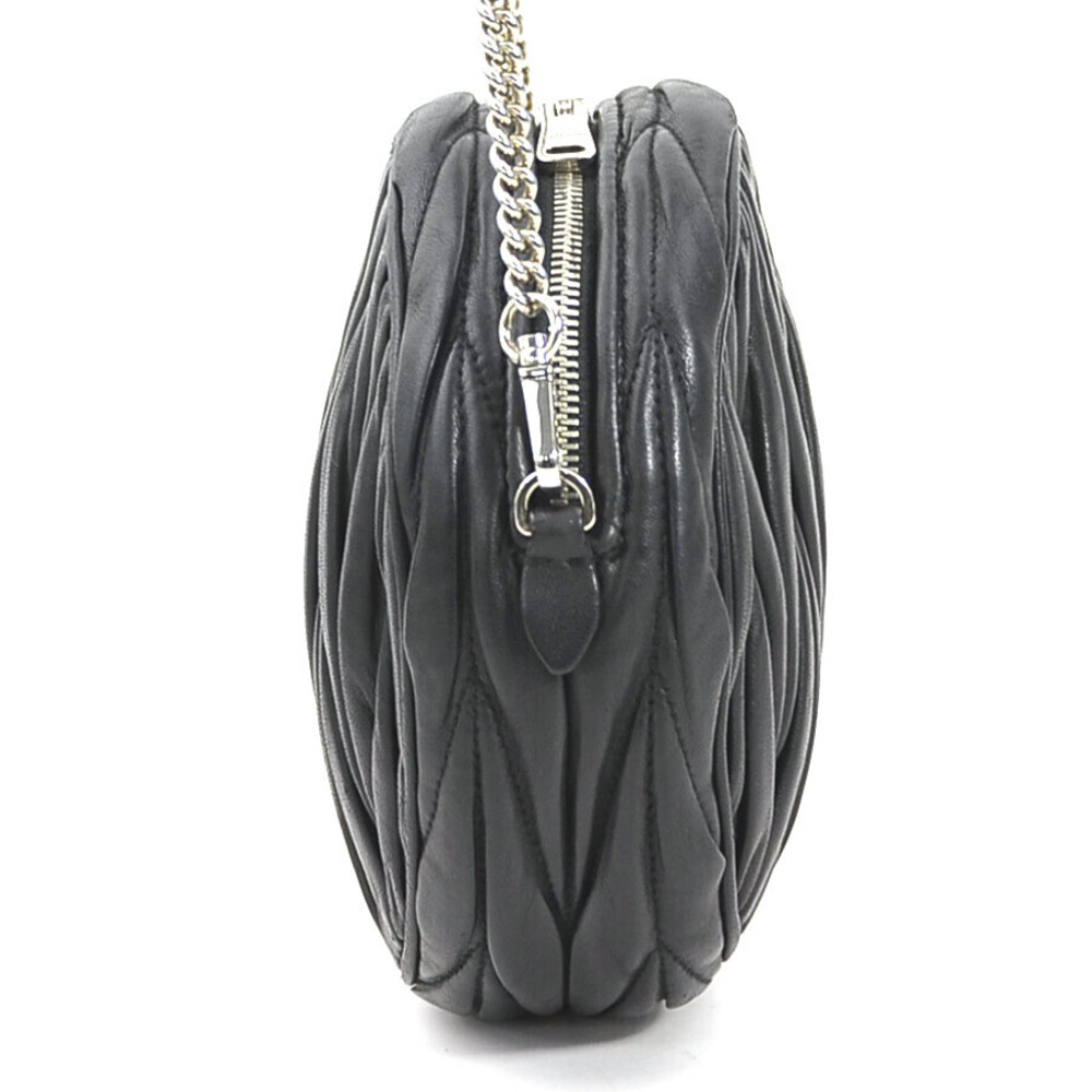 Miu Miu shoulder bag leather black